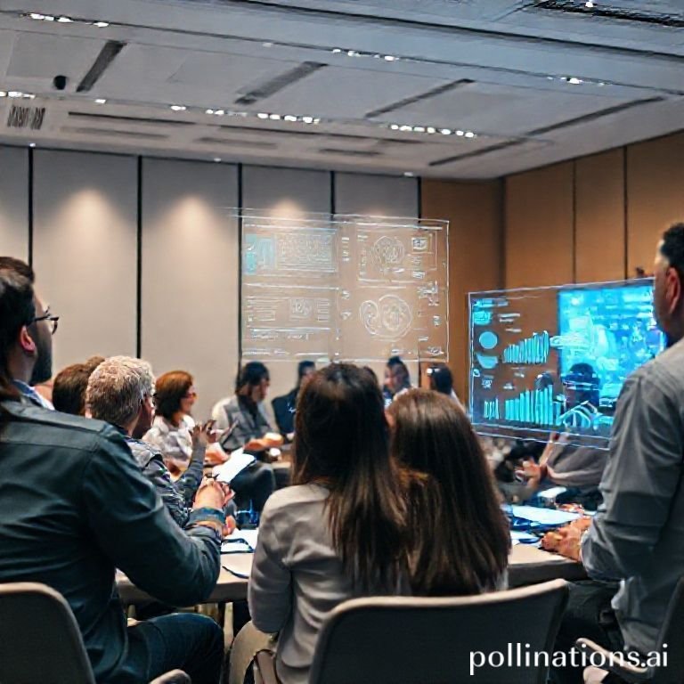 Tehisintellekti Strateegiad Ettevõtluses - 7 Kasulikku Viisi Konverentsiruumis inimesed arutavad tehisintellekti strateegiaid.