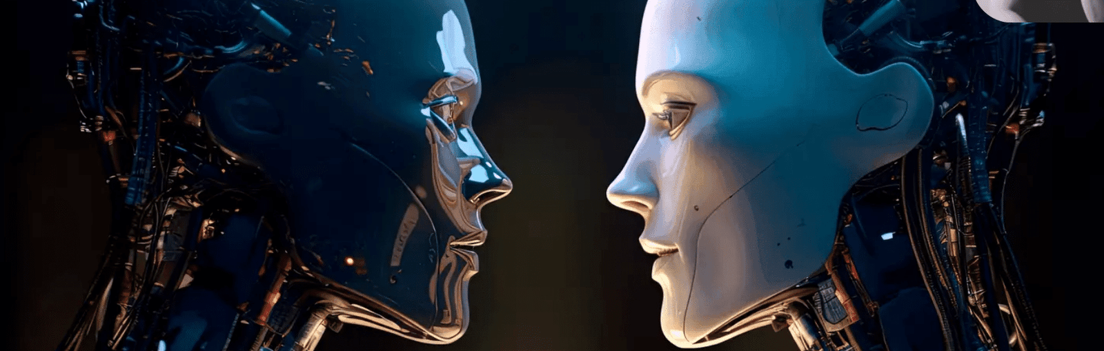 Kaks tehisintellekti robotit vastamisi