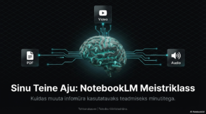 tehisintellekti kujutis koos digitaalsete ikoonidega