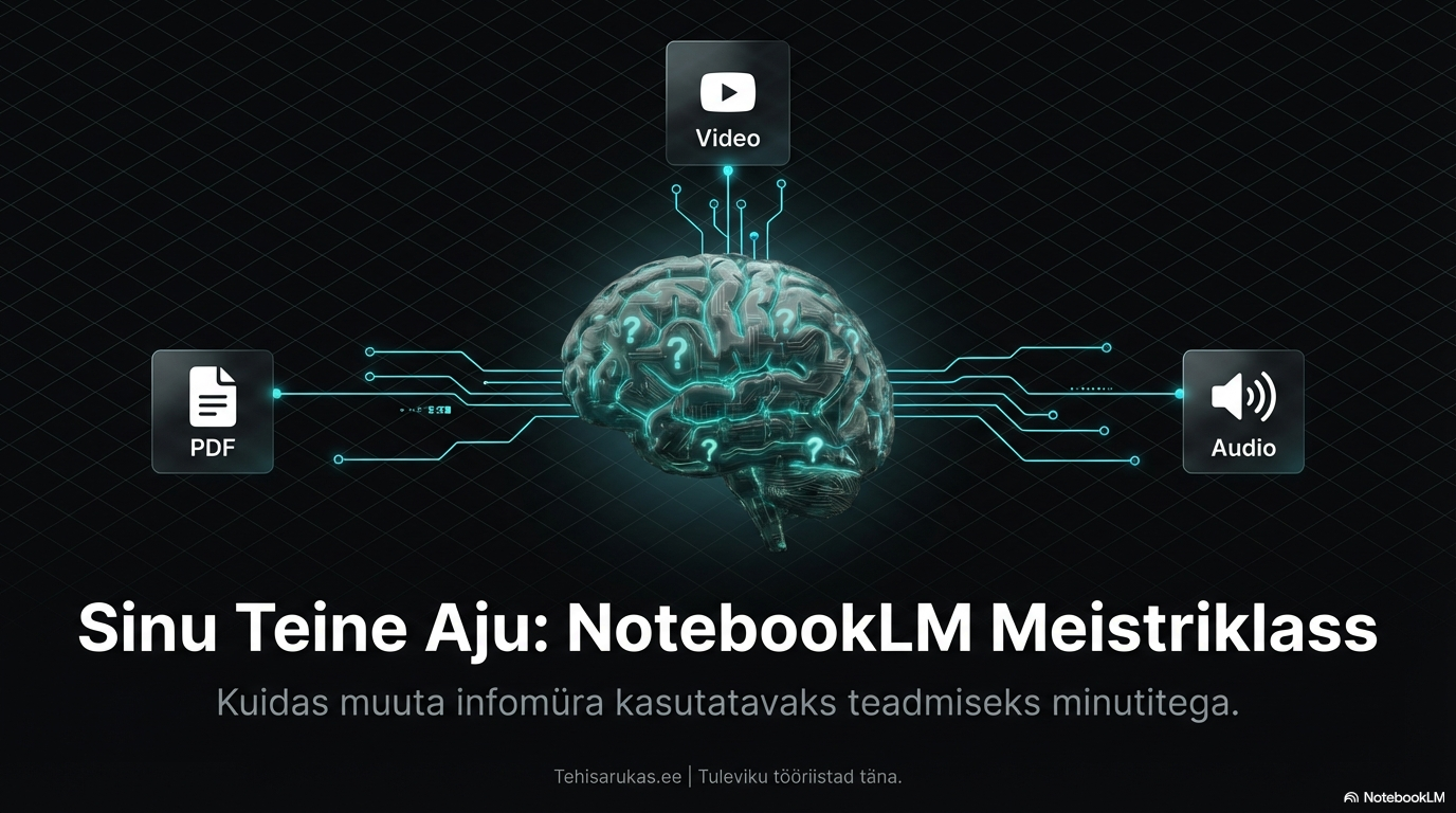 tehisintellekti kujutis koos digitaalsete ikoonidega