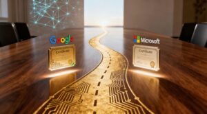 Google ja Microsoft AI sertifikaadid kuldsel teel