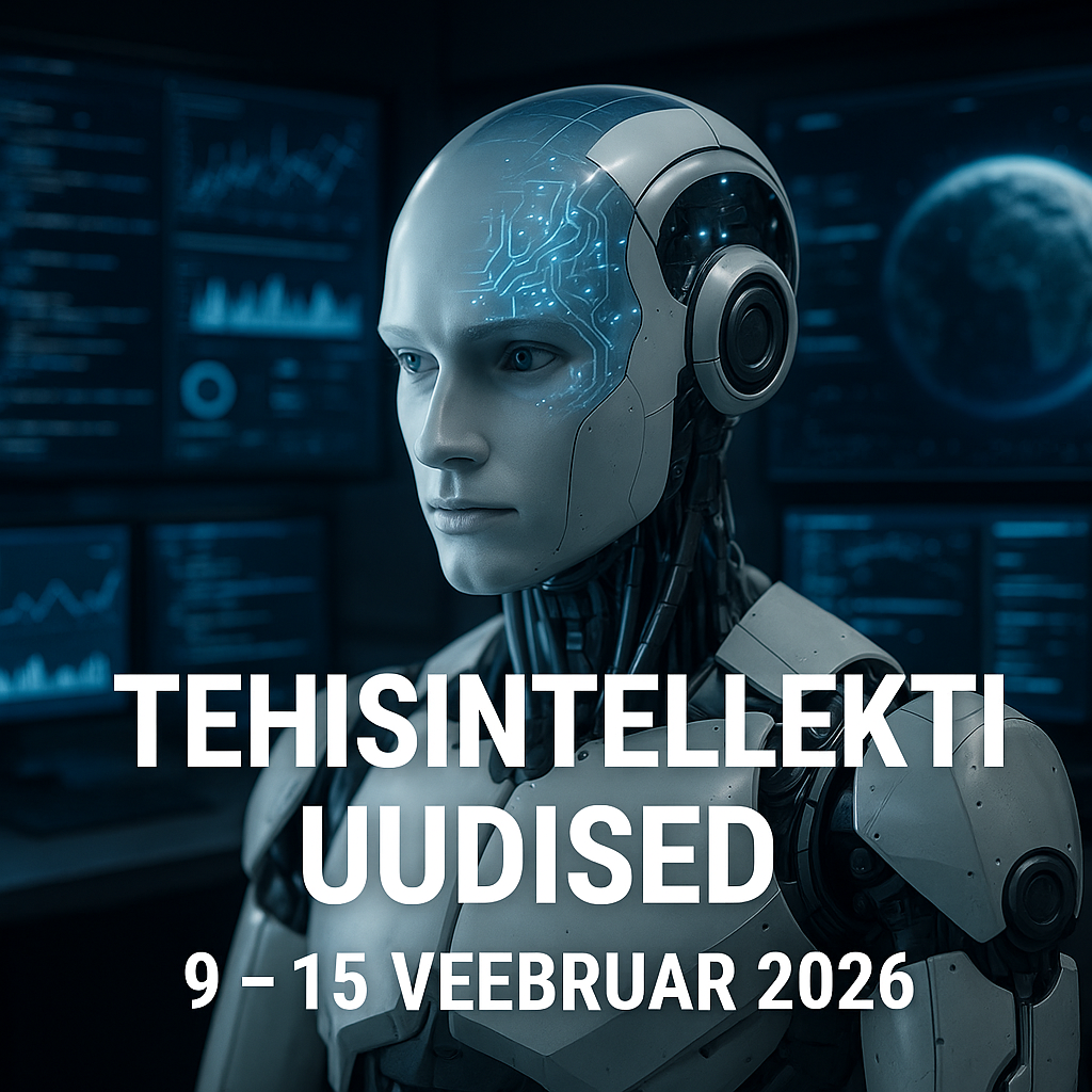 Robot tehisintellekti juhtpaneeliga