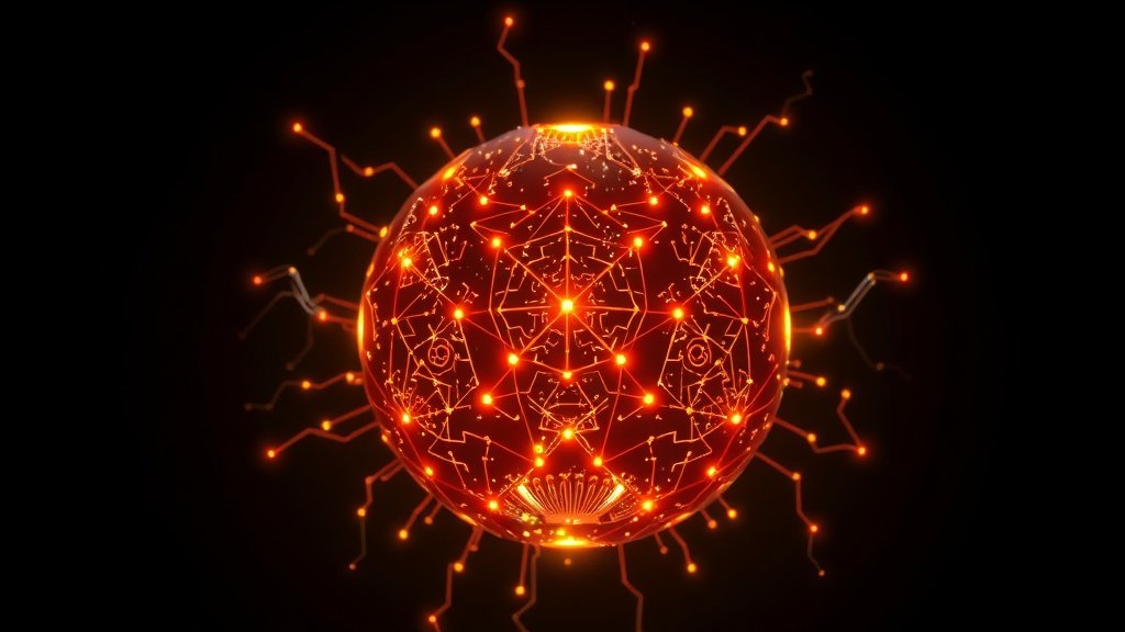 Abstraktne pilt Anthropic Claude Mythos mudelist, mis s&uuml;mboliseerib sammu edasi tehisintellekti v&otilde;imekuses arutluses ja k&uuml;berturvalisuses, tumedates toonides premium disain