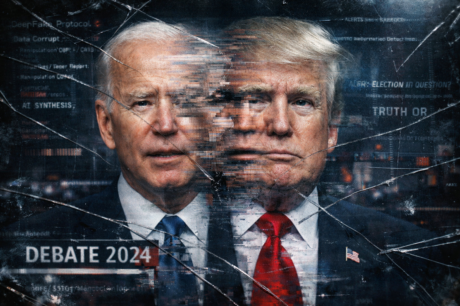 digitaalselt manipuleeritud kaks poliitikut kõrvuti