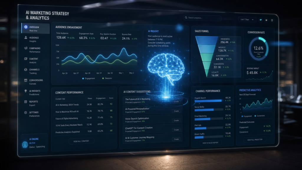 AI turunduse strateegia ja analüüs