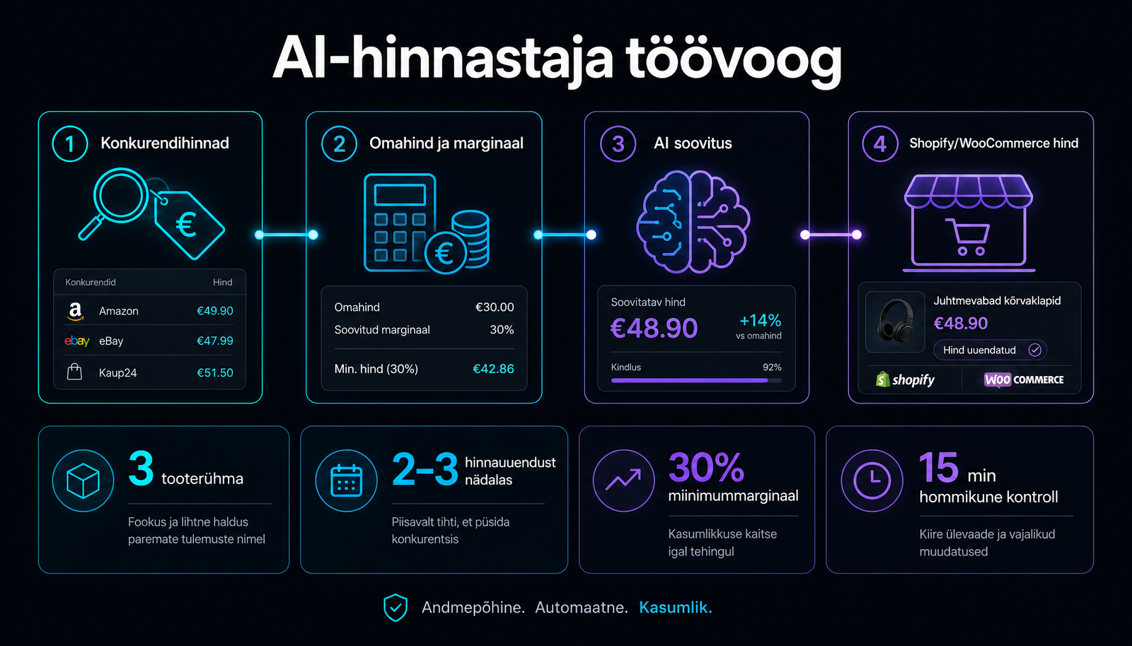 AI-hinnastaja e-poele: tõsta marginaali