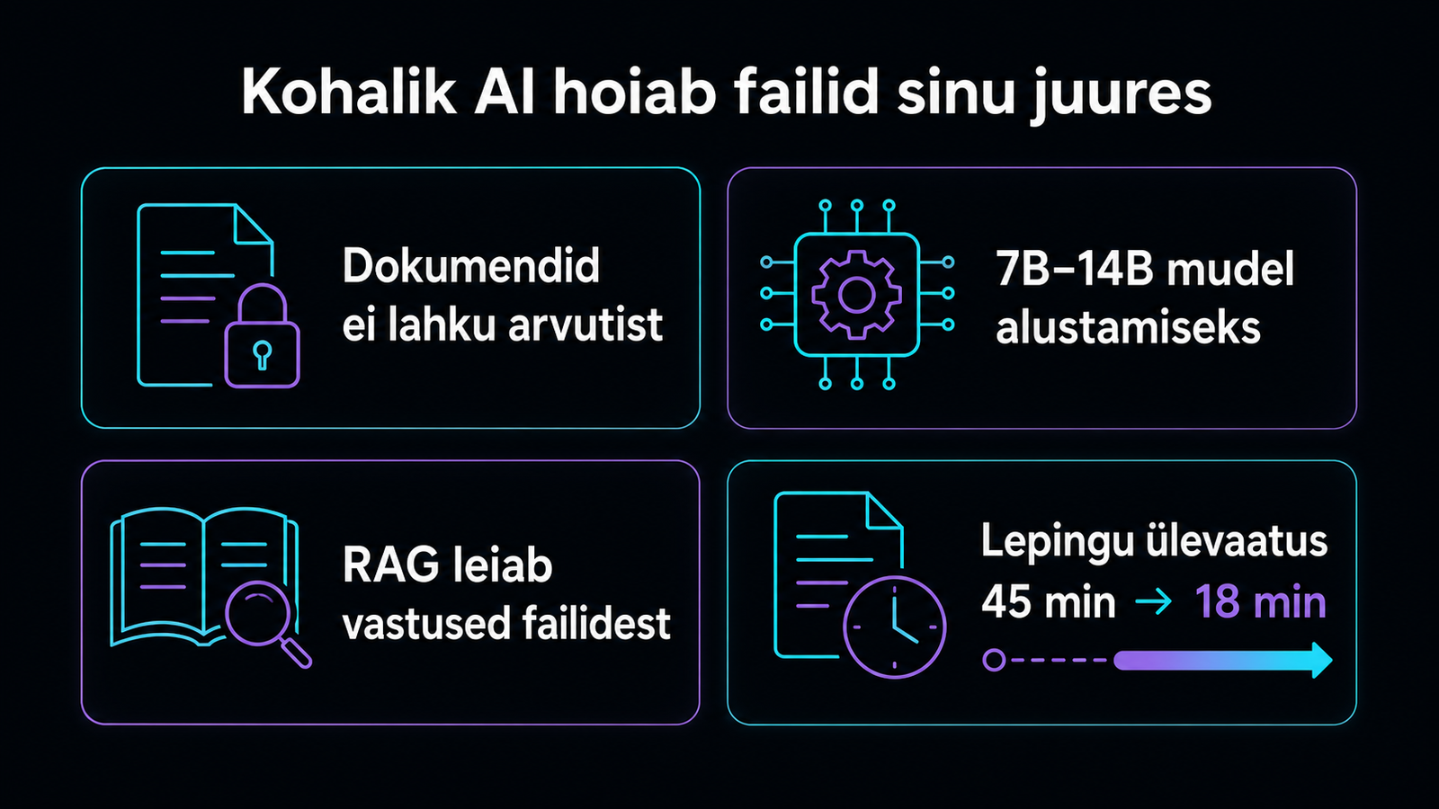 Privaatne kohalik AI tööjaam Eestis