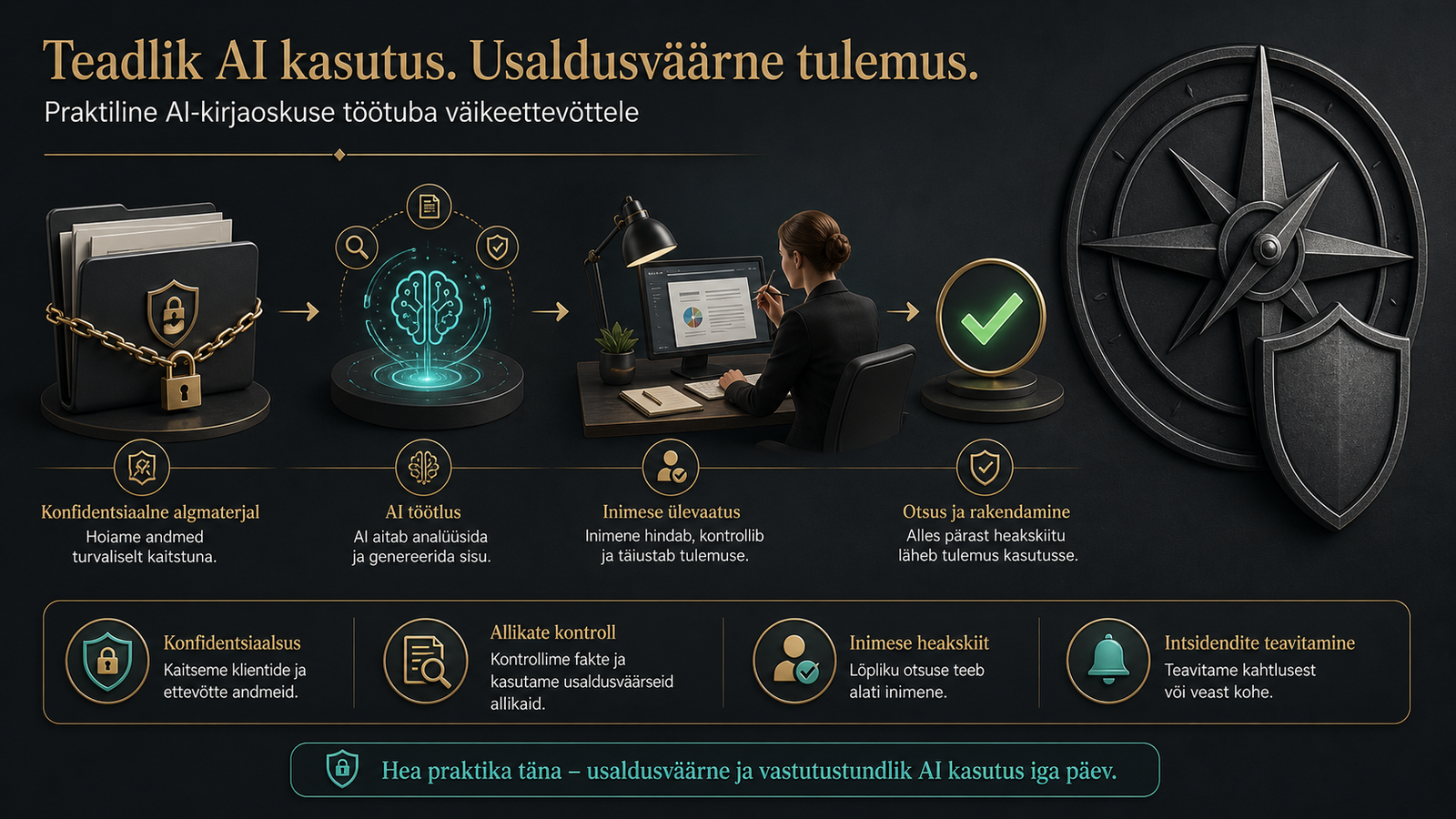 AI-kirjaoskus ettevõttes: 90 minuti miinimumprogramm